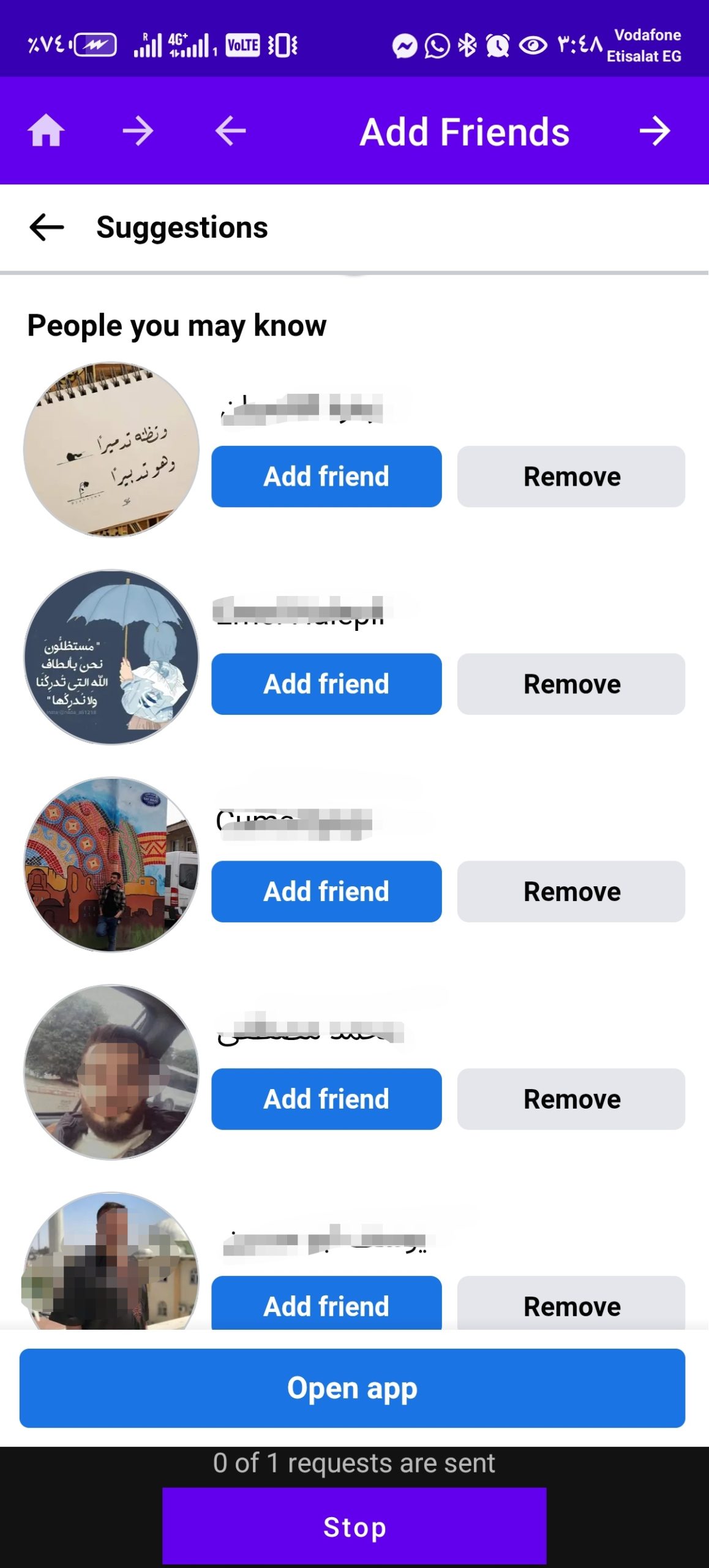 Friend Request Manager
